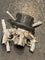 Boutons de manchette Boutons de manchette tête de mort en or blanc 18 ct, Gun'n'Roses 58 Facettes LP180109/29