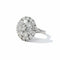 Bague 55 Bague Marguerite en or blanc 18 carats et diamants 4,58 ct 58 Facettes 1.0000461/1