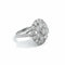 Bague 55 Bague Marguerite en or blanc 18 carats et diamants 4,58 ct 58 Facettes 1.0000461/1