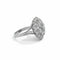Bague 55 Bague Marguerite en or blanc 18 carats et diamants 4,58 ct 58 Facettes 1.0000461/1