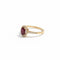 Bague 59 Bague en or jaune 18 carats avec rubis 1,41 ct et diamants 58 Facettes 1.0001367/1