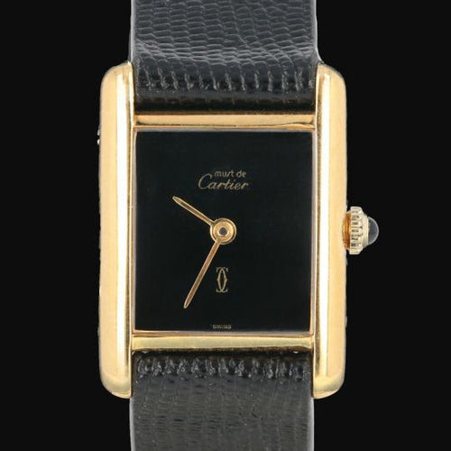 Montre Cartier Montre Tank Vermeil 58 Facettes MT45991