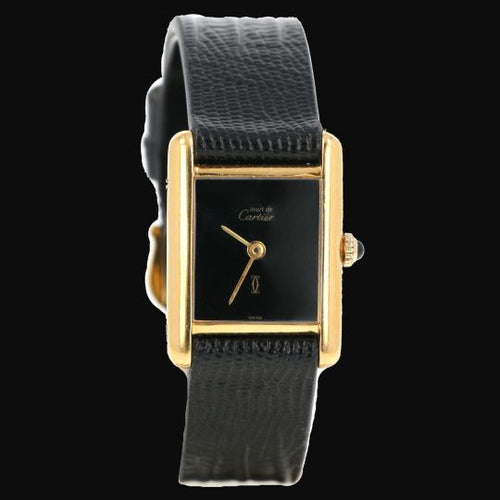 Montre Cartier Montre Tank Vermeil 58 Facettes MT45991