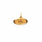 Pendentif Augis - Médaille d’amour ronde en or jaune avec diamant et rubis 58 Facettes LMB-354