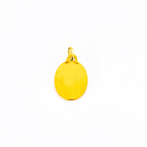 Pendentif Augis - Médaille ovale Ange Raphaël en or jaune 18K 58 Facettes LMB-175