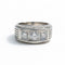 Bague 57 Art Déco - Bague en platine sertie de diamants 1,17 ct 58 Facettes 1.0001302/1