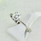 Bague 54 Bague de fiançailles - Solitaire en or blanc 750 avec diamant 58 Facettes 2295