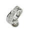 Bague 55.5 Ring en or blanc 750 avec brillants 58 Facettes 2126