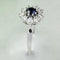 Bague 52 Bague - Saphir et diamants en or blanc 750 58 Facettes 2138