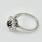 Bague 52 Bague - Saphir et diamants en or blanc 750 58 Facettes 2138