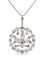 Collier Pendentif Belle Époque en platine et diamants, chaîne vénitienne 58 Facettes 90711/ac12559 -90521-ac12299