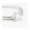 Bague MUM - Bague en or blanc 18K avec diamant de laboratoire 1,50 ct 58 Facettes UKD364040MM