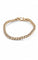 Bracelet Bracelet gourmette - Bracelet en or jaune 14 carats et diamants 58 Facettes gmt