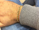 Bracelet Bracelet gourmette - Bracelet en or jaune 14 carats et diamants 58 Facettes gmt