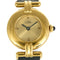 Montre Cartier Must Colisée - Montre en argent plaqué or, cadran doré 58 Facettes A1180