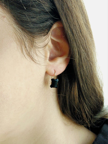 Boucles d'oreilles Boucles d’oreilles - Plaques d’onyx en or 18 carats 58 Facettes 1744299