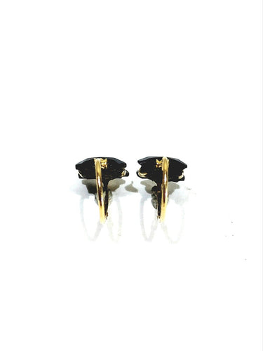 Boucles d'oreilles Boucles d’oreilles - Plaques d’onyx en or 18 carats 58 Facettes 1744299