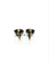 Boucles d'oreilles Boucles d’oreilles - Plaques d’onyx en or 18 carats 58 Facettes 1744299