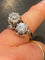 Bague 55 Bague toi et moi ancienne en or 18 carats et platine, diamants 2,90 ct 58 Facettes LP235