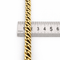 Bracelet Bracelet gourmette en or jaune 18 carats et saphir 58 Facettes Bracelet en or jaune 18 carats et saphir