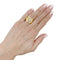Bague 52 Bague vintage, deux tons d'or et diamants. 58 Facettes 35516
