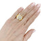 Bague 52 Bague vintage, deux tons d'or et diamants. 58 Facettes 35516