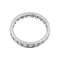Bague 55.5 Bague Alliance américaine Or blanc Diamant 58 Facettes 4774367RV