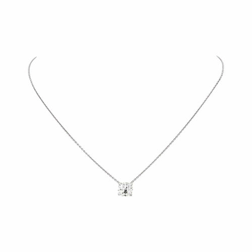 Collier Collier Or blanc Diamant 58 Facettes 4445905CN