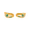 Boucles d'oreilles Boucles d'oreilles  Dormeuses Or jaune Emeraude, Diamant 58 Facettes 4927354CN