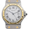 Montre Cartier Montre Santos Acier, Or jaune Saphir 58 Facettes 4960467CN