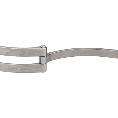 Montre Cartier Montre Santos Acier, Or jaune Saphir 58 Facettes 4960467CN