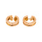 Boucles d'oreilles Bulgari Boucles d'oreilles Créoles  B.Zero1 348036 Or rose Diamant 58 Facettes 5062436CN