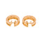 Boucles d'oreilles Bulgari Boucles d'oreilles Créoles  B.Zero1 348036 Or rose Diamant 58 Facettes 5062436CN