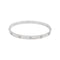Bracelet Cartier Bracelet Jonc Love Or blanc 58 Facettes 5241495RV