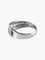 Bague 57 Ruban - Bague pavée de diamants en or blanc 58 Facettes BO/160025