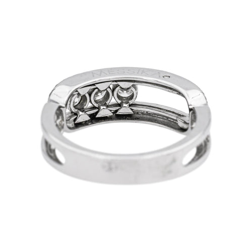 Bague 53 Messika Bague Move Classique Or blanc Diamant 58 Facettes 5197687RV