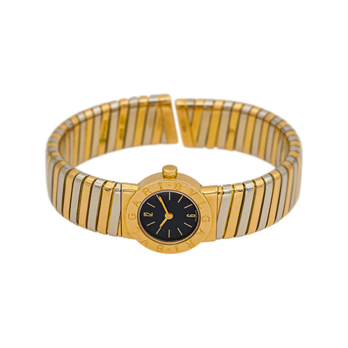 Montre Bulgari Montre Tubogas BB 19 2T Or jaune, Acier 58 Facettes 5249438CN