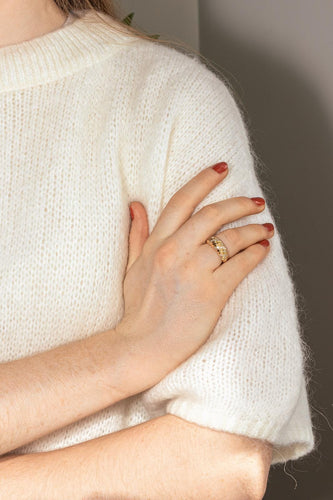 Bague 52.5 Bague Or jaune Diamant 58 Facettes 5202411CN
