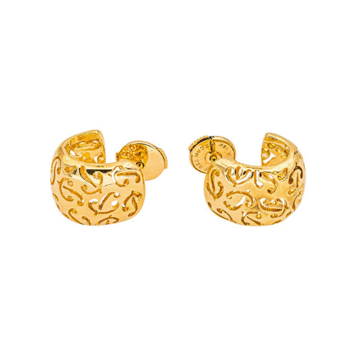 Boucles d'oreilles Poiray Boucles d'oreilles  Demi-créoles  Or jaune 58 Facettes 5426944RV