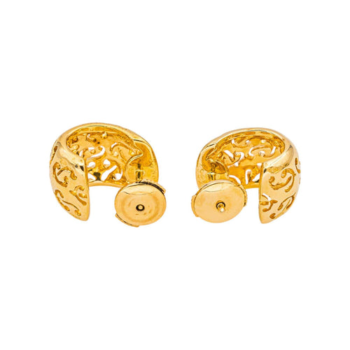 Boucles d'oreilles Poiray Boucles d'oreilles  Demi-créoles  Or jaune 58 Facettes 5426944RV