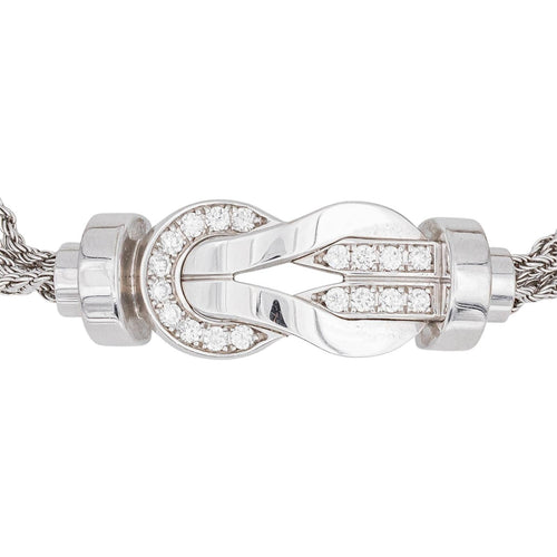 Bracelet Fred Bracelet Chance Infinie Or blanc Diamant 58 Facettes 5458732RV