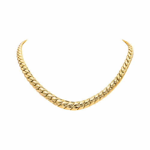 Collier Collier Maille anglaise Or jaune 58 Facettes 5040828CN