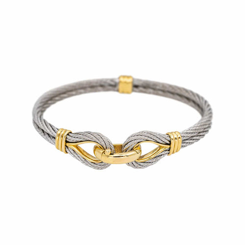 Bracelet Fred  Bracelet  Force 10 Or jaune, Acier 58 Facettes 5314997CN
