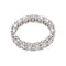 Bague 52 Bague Alliance américaine Or blanc Diamant 58 Facettes 5348124CN