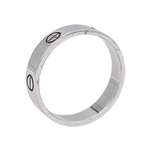 Bague 66 Cartier Bague Love Or blanc 58 Facettes 5368248CN