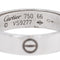 Bague 66 Cartier Bague Love Or blanc 58 Facettes 5368248CN