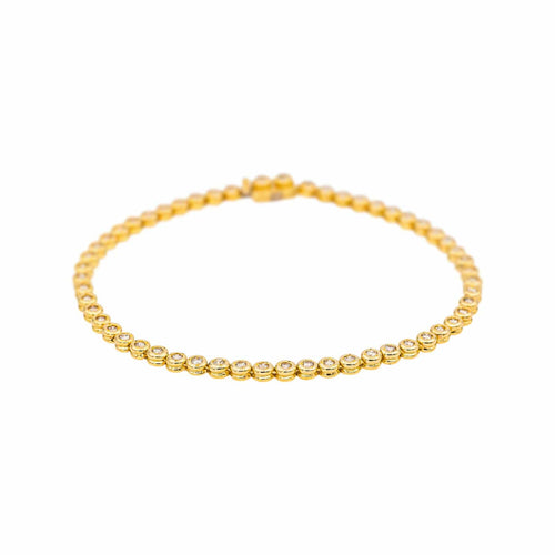 Bracelet Bracelet Ligne Or jaune Diamant 58 Facettes 5488792CN
