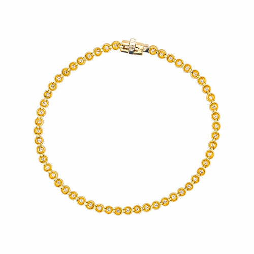 Bracelet Bracelet Ligne Or jaune Diamant 58 Facettes 5488792CN