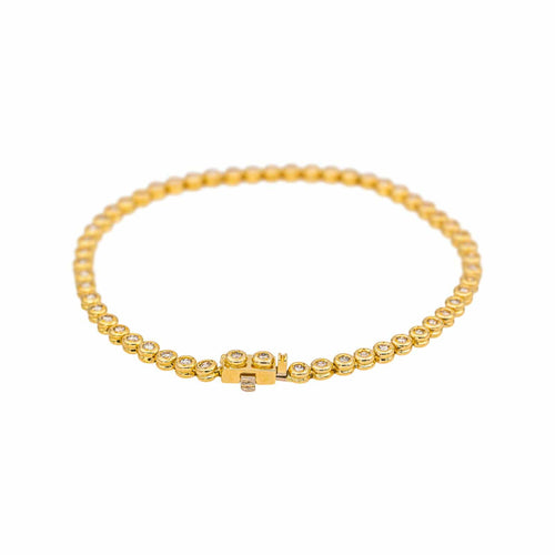 Bracelet Bracelet Ligne Or jaune Diamant 58 Facettes 5488792CN