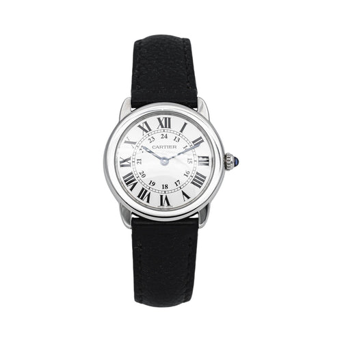 Montre Cartier Montre Ronde Solo Acier Spinelle 58 Facettes 5272649RV